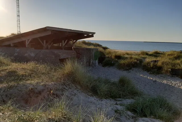 Shelterplads i bunker ved Thyborøn Kanal