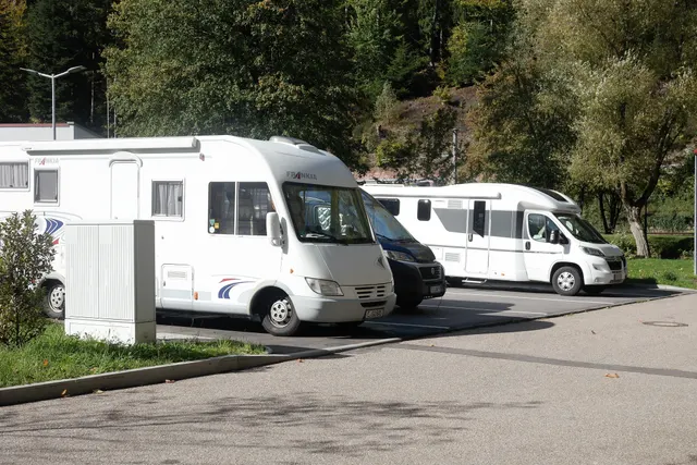 Wohnmobilstellplatz an der Siebentäler Therme