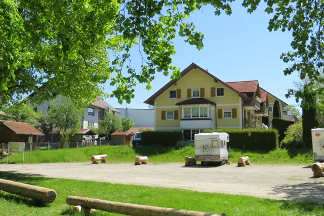 Parkplatz am Wellenfreibad Peiting